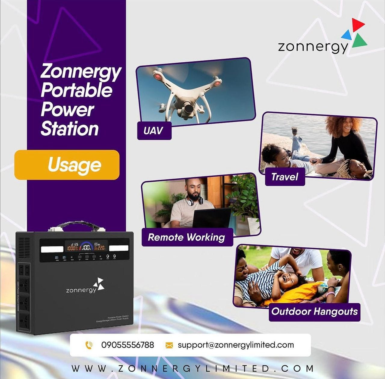 Zonnergy portable power station